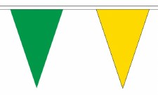 TCF Green Yellow Colour Bunting 10M
